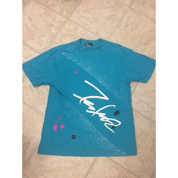 Futura Laboratories FL 2000 Teal Vintage Logo Tee - Picture 1 of 4